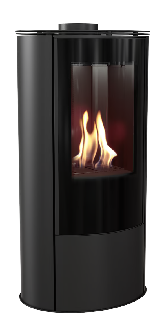 KRATKI KOZA AB ø 100/150 4 kW kamna na propan butan