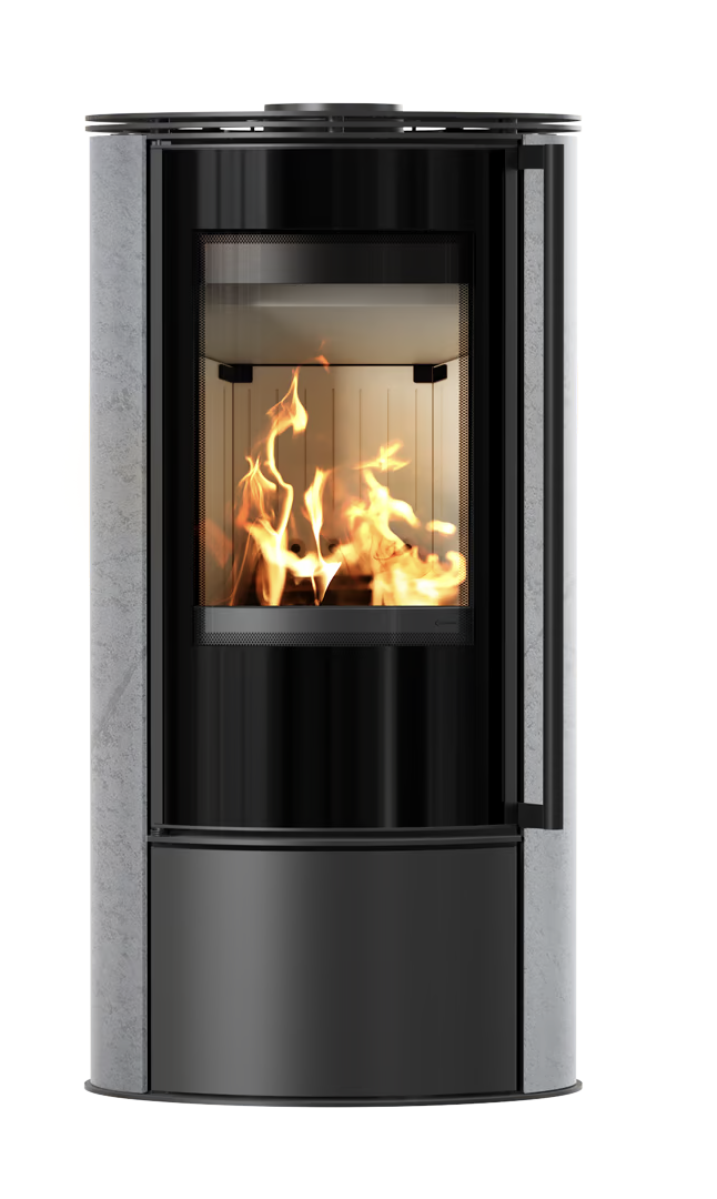 KRATKI ERIK ø 150mm 5,5 kW - Grey Satin